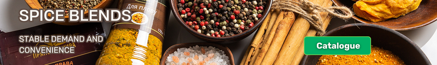 Ready spice blends for professional use — consistent demand, natural ingredients, convenience